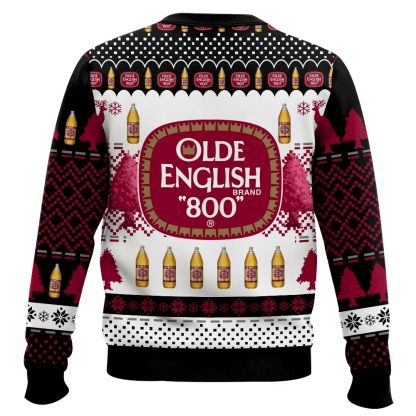 olde english 800 ugly christmas sweater 2 Olde English 800 Ugly Christmas Sweater - Image 2