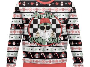 On The Santa Petty List Ugly Christmas Sweater - Image 1