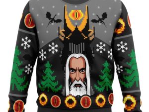 One Christmas To Rule Them All The Lord Of The Rings Ugly Christmas Sweater - Image 1