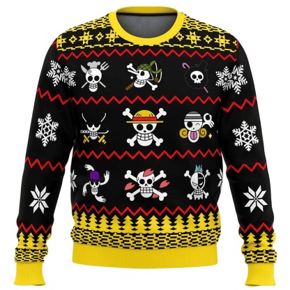 one piece ugly christmas sweater 1 One Piece Ugly Christmas Sweater - Image 1
