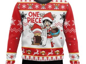 One Piece Ugly Christmas Sweater Holiday Gift - Image 1