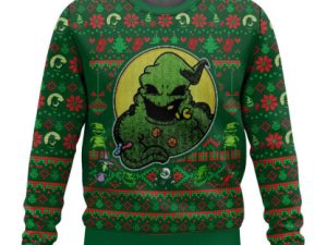 Oogie Boogie The Nightmare Before Ugly Christmas Sweater - Image 1