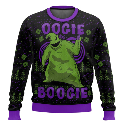 oogie boogie ugly christmas sweater holiday gift 1 Oogie Boogie Ugly Christmas Sweater Holiday Gift - Image 1