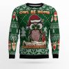 Owl Be Home For Ugly Christmas Sweater - Image 1