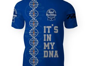 Pabst Blue Ribbon It's In My DNA-3D Unisex T-Shirt - Image 1