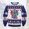 Pabst Blue Ribbon Rick And Morty Ugly Christmas Sweater - Image 1