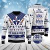 Pabst Blue Ribbon Ugly Christmas Sweater Holiday Gift - Image 1