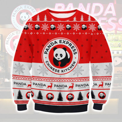 panda express ugly christmas sweater 1 Panda Express Ugly Christmas Sweater - Image 1