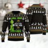 Patron Grinch Will Drink Everywhere Ugly Christmas Sweater - Image 1