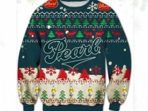 Pearl Larger Beer Ugly Christmas Sweater - Image 1