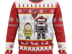 Pennywise Ugly Christmas Sweater Xmas Gift - Image 1