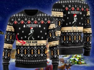 Personalized Blended Scotch Whisky Merry Ugly Christmas Sweater - Image 1