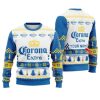 Personalized Crisp And Refreshing Lager Extra Christmas Star Ugly Christmas Sweater - Image 1