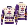 Personalized Crown Royal Christmas Star Ugly Christmas Sweater - Image 1