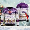 Personalized Crown Royal Ugly Christmas Sweater - Image 1