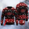 Personalized Dr Pepper Black Ugly Christmas Sweater - Image 1