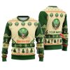 Personalized Jagermeister Christmas Star Ugly Christmas Sweater - Image 1