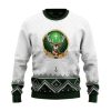 Personalized Jagermeister Winter Reindeer Ugly Christmas Sweater - Image 2