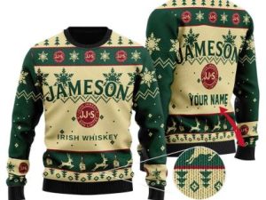 Personalized Jameson Ugly Christmas Sweater Holiday Gift Holiday Gift - Image 1