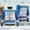 Personalized Keystone Light Makes Me High Snowflakes Reindeer Ugly Christmas Sweater - Image 1