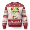 Personalized Matching Couple Ugly Christmas Sweater Custom Name Funny Nuts - Image 1