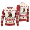 Personalized Miller High Life Christmas Star Ugly Christmas Sweater - Image 1