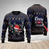 Personalized Reindeer Coors Banquet Ugly Christmas Sweater - Image 1