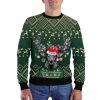 Personalized Reindeer Jameson Whiskey Ugly Christmas Sweater - Image 2