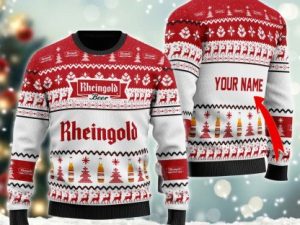 Personalized Rheingold Ugly Christmas Sweater - Image 1