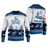 Personalized Samuel Adams Reindeer Ugly Christmas Sweater - Image 1
