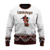 Personalized Spiced Rum Winter Reindeer Ugly Christmas Sweater - Image 2