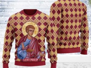 Philip The Apostle Ugly Christmas Sweater - Image 1