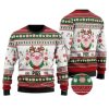 Pig Reindeer Cute Gift Ugly Christmas Sweater - Image 1