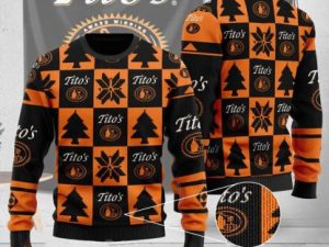 Pine Titos Handmade Vodka Ugly Christmas Sweater - Image 1