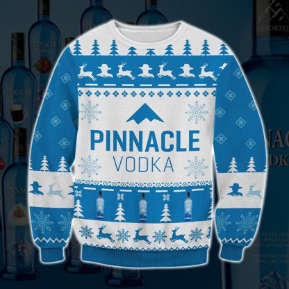 pinnacle vodka ugly christmas sweater 1 Pinnacle Vodka Ugly Christmas Sweater - Image 1