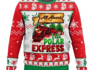 Polar Express Conductor The Polar Express Ugly Christmas Sweater - Image 1