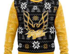 Pontiac Firebird Smokey And The Bandit Ugly Christmas Sweater - Image 1