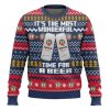 Premium German Wheat Beer Its The Most Wonderful Time Ugly Christmas Sweater - Image 1