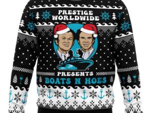 Prestige Worldwide Boat N Hoes Step Brothers Ugly Christmas Sweater - Image 1