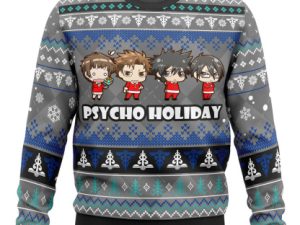 Psycho Holiday Psycho Pass Ugly Christmas Sweater - Image 1