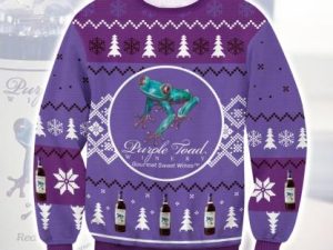 Purple Toad Ugly Christmas Sweater - Image 1