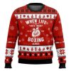 Put On Boxing Gloves Ugly Christmas Sweater - Image 1