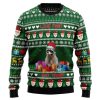 Raccoon Eat Trash Ugly Christmas Sweater - Image 1