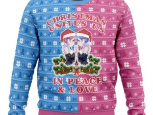 Re Zero Ram And Rem Ugly Christmas Sweater - Image 1