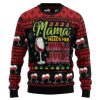 Red Wine Mama Ugly Christmas Sweater Holiday Gift - Image 1