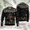 Red Wine Merry Ugly Christmas Sweater - Image 1
