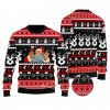 Red Wine Ugly Christmas Sweater Christmas Gift Sweater - Image 1