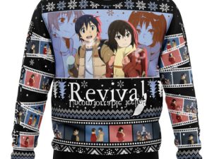 Revival Uncomfortable Feeling Erased Ugly Christmas Sweater - Image 1