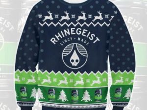 Rhinegeist Truth Ugly Christmas Sweater Holiday Gift - Image 1