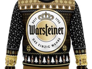 Rich And Crisp Lager Ugly Christmas Sweater - Image 1